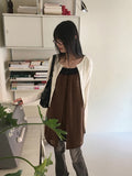 Oldin Spring Punching Long Sleeve Cardigan