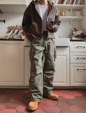 Warp Vintage Dyeing Balloon Cargo Pants