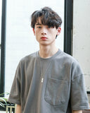 Edge pocket short sleeve T-shirt