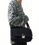 BUCKLE NYLON CROSS BAG