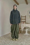 Indie Embroidered Snap Pigment Hoodie