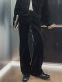 Winter Velvet Flare Pants
