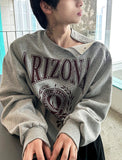 Open 5 Button Regona Washing Sweatshirt