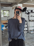 Kir Rib See-Through Long Sleeve