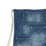 Afro pocket denim slingback