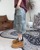 Melanon Dirty Cargo Bermuda Pants