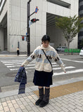 Tomoki Cowichan Wool Knit Cardigan