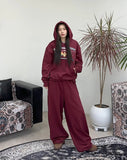 Heads Eagle Print Hoodie
