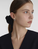 Ice Cushion (W) Wide One-Touch Earrings