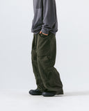 Snap Oblique Cargo Balloon Pants