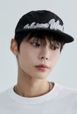 SCRIPT TYPE APPLIQUE BALL CAP