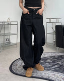 Ietan Slap Balloon Denim Pants