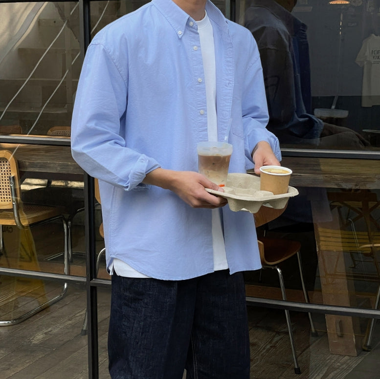 【MODERNIF】Daily Overfit Oxford Shirt modernif (モダンイフ) - デイリーオーバーフィット