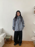 Puke Color Matching Hood Windbreaker