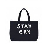 Daisy Patch Lettering Big Tote Bag
