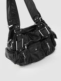 Keollo Pocket Leather Shoulder Bag