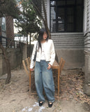 Gent Curve Balloon Wide Denim Pants