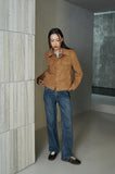 Vegan Suede Trucker Jacket