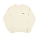 Line Flower Dot Logo Smile Sweatshirt