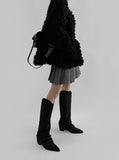 Premiere Oversized Fit Fur Cardigan