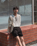 Solar Linen V-neck Knit