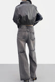 Loca washed wide pants