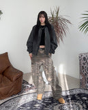 Feren Camo Curved Pants