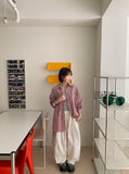 Sugder Side Color Matching Block Nylon Wide Pants