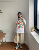 Ogen Tomato Printing Over Short Sleeve Tee