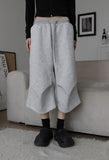 Pintuck Bermuda Jogger Pants