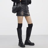 Pni high waist denim skirt