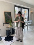 Saka cut banding string balloon cargo pants