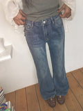 Gaku Basic Semi-Wide Bootcut Denim Pants