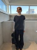 Coman Raw Denim Bootcut Pants