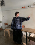 [unisex] Pikuni Nordic Fleece Collar Over Sweatshirt