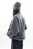 Mockneck low warm fleece zip-up