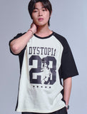 DYSTOPIA Raglan Short Sleeve T-shirt