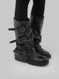 1147 Buckle Warmer Long Boots (5cm)