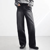 Hanne Black Denim Washing Denim Pants