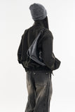 Mei shoulder padded blouson jacket