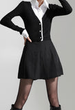 Layered Cardigan Shirt