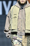 Layered Padded Zip Up Vest