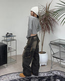 Decan vintage cargo denim pants