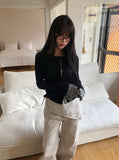 Wella Check Layered Cardigan