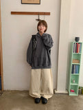 Hrenno Cotton Balloon Wide Pants