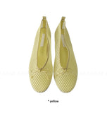 RIBBON MESH FLAT SHOES