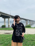 [unisex] Hirom Mesh Sporty Lettering Over Short Sleeve Tee