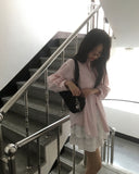 Puku lace frill tiered mini skirt