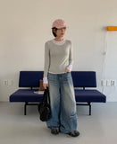 Kumiko Denim Wide Cargo Pants