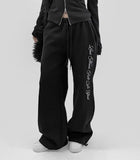 Lezen Brushed Lettering Sweatpants